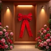 Toy seasonal decorations, bows, Christmas tree pendants, Christmas bow ornaments, festive atmosphere decoration, gift accessories Application Scenario